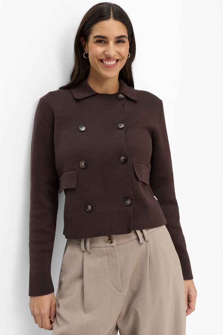 Cardigan Anni structuré à double boutonnage