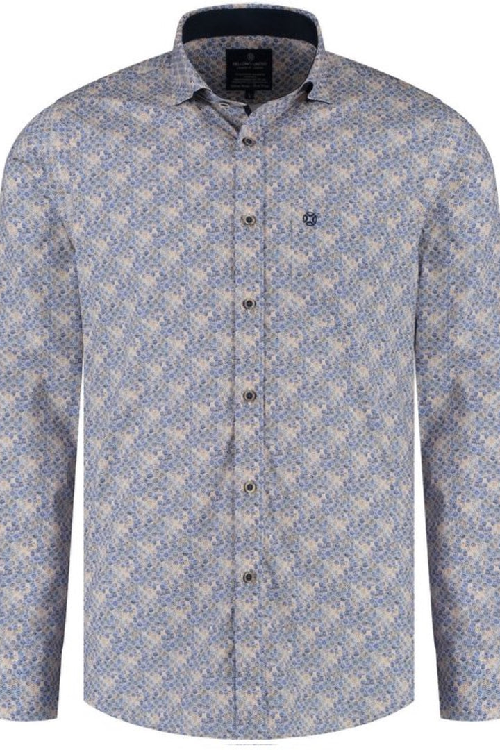 Long-sleeve printed shirt