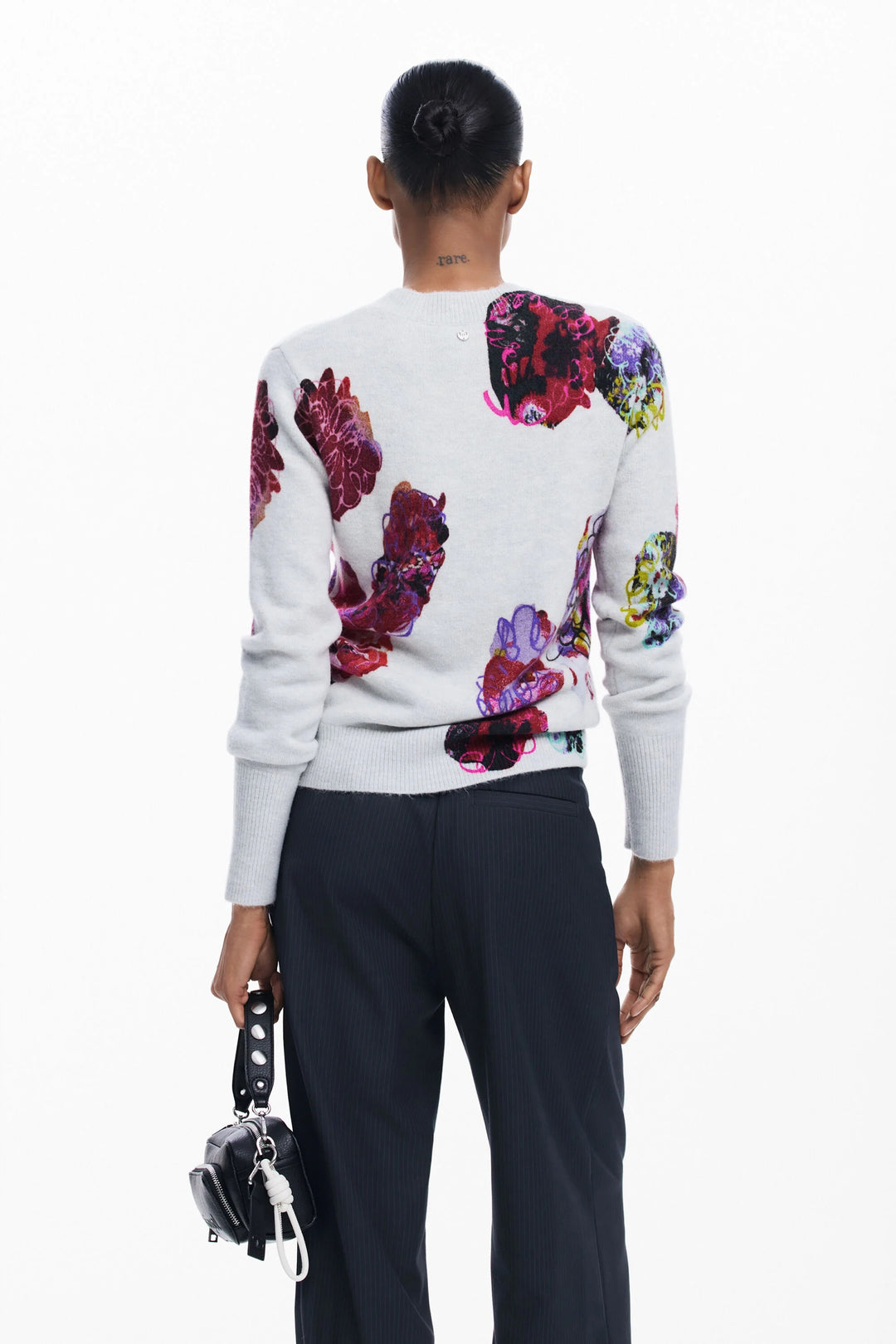 Floral sweater