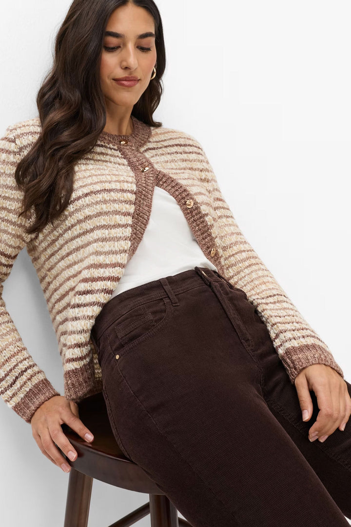 Pantalon Mary en velours côtelé à coupe droite