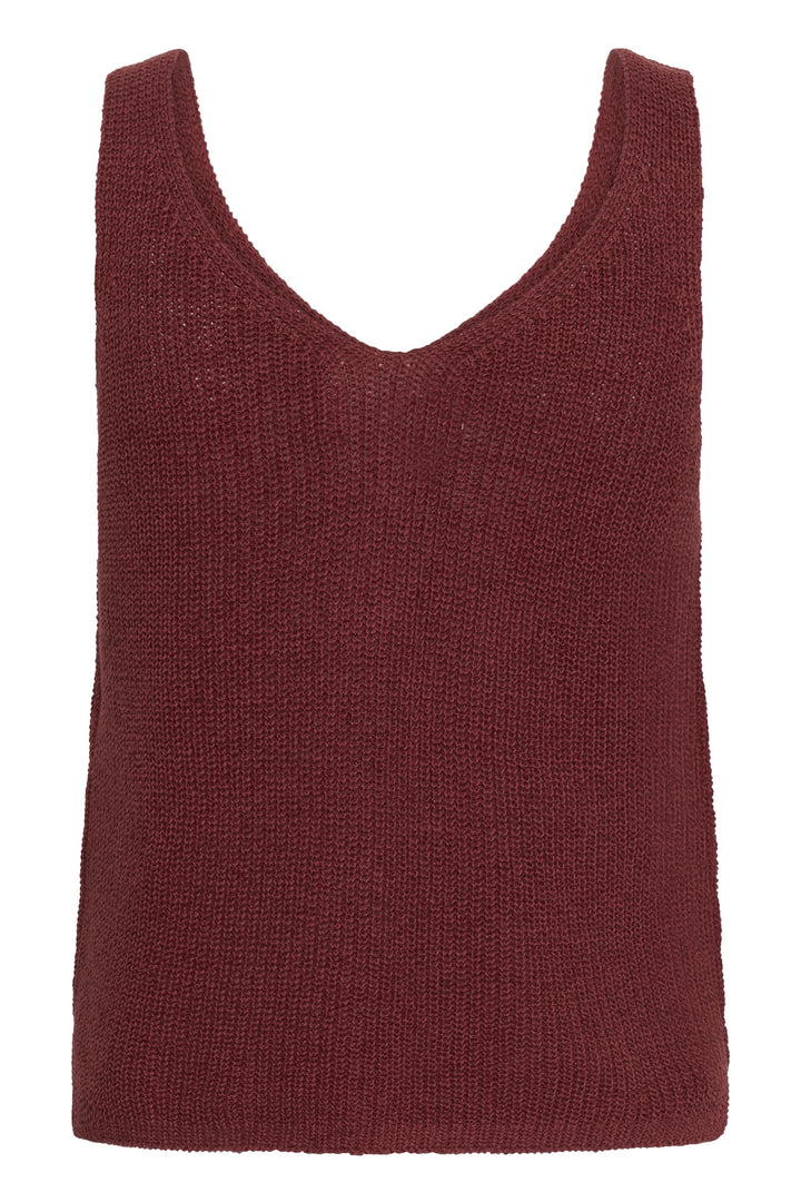 Camisole Rebecca tricotée col v sans manches