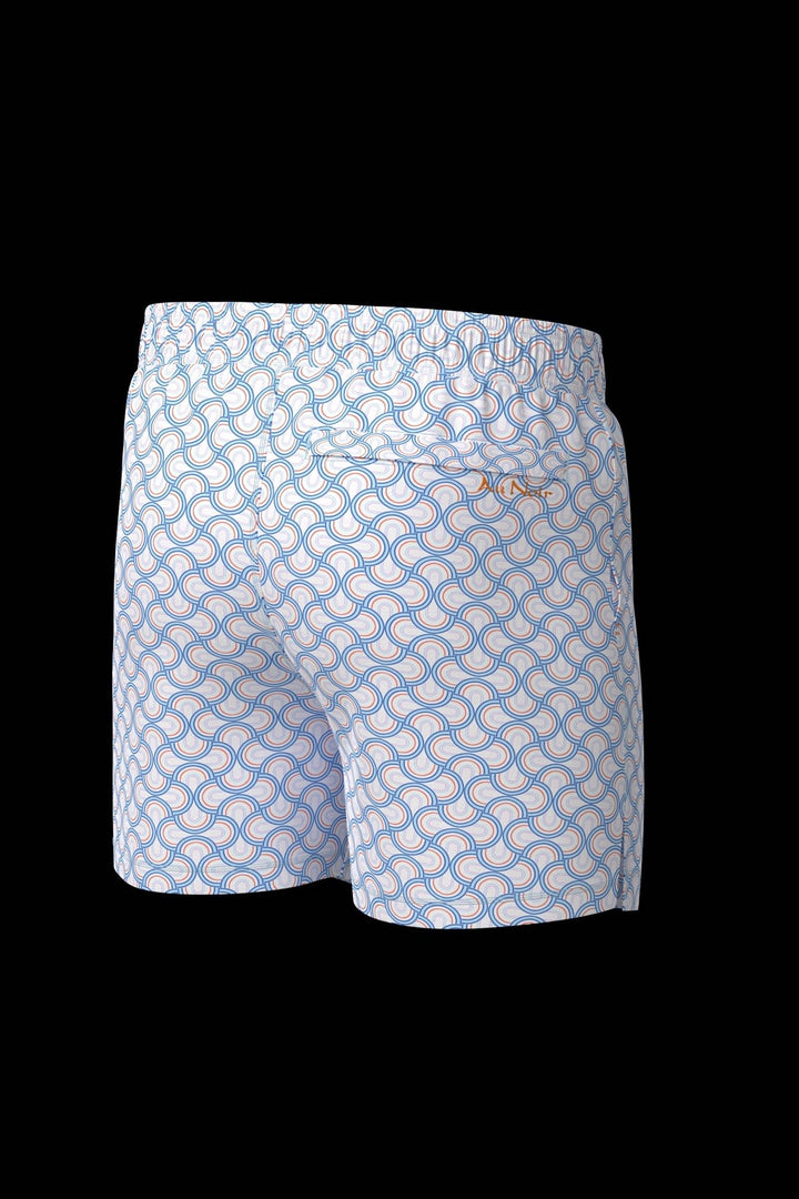 Maillot de bain Manaudou à motif géométrique rétro