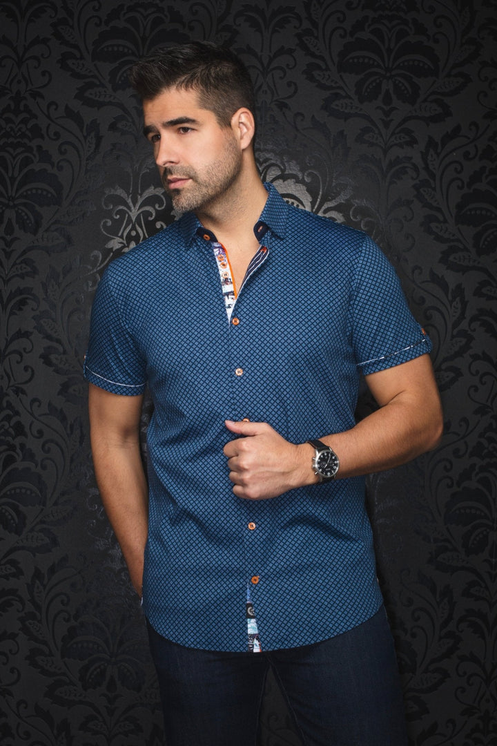 MANCHES COURTES EXTENSIBLE | TERRANO, Navy - AU NOIR