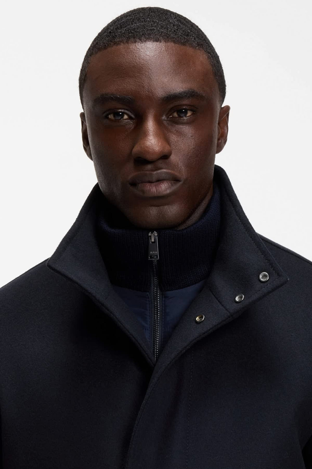Manteau habillé à col montant pour homme Hugo Boss
