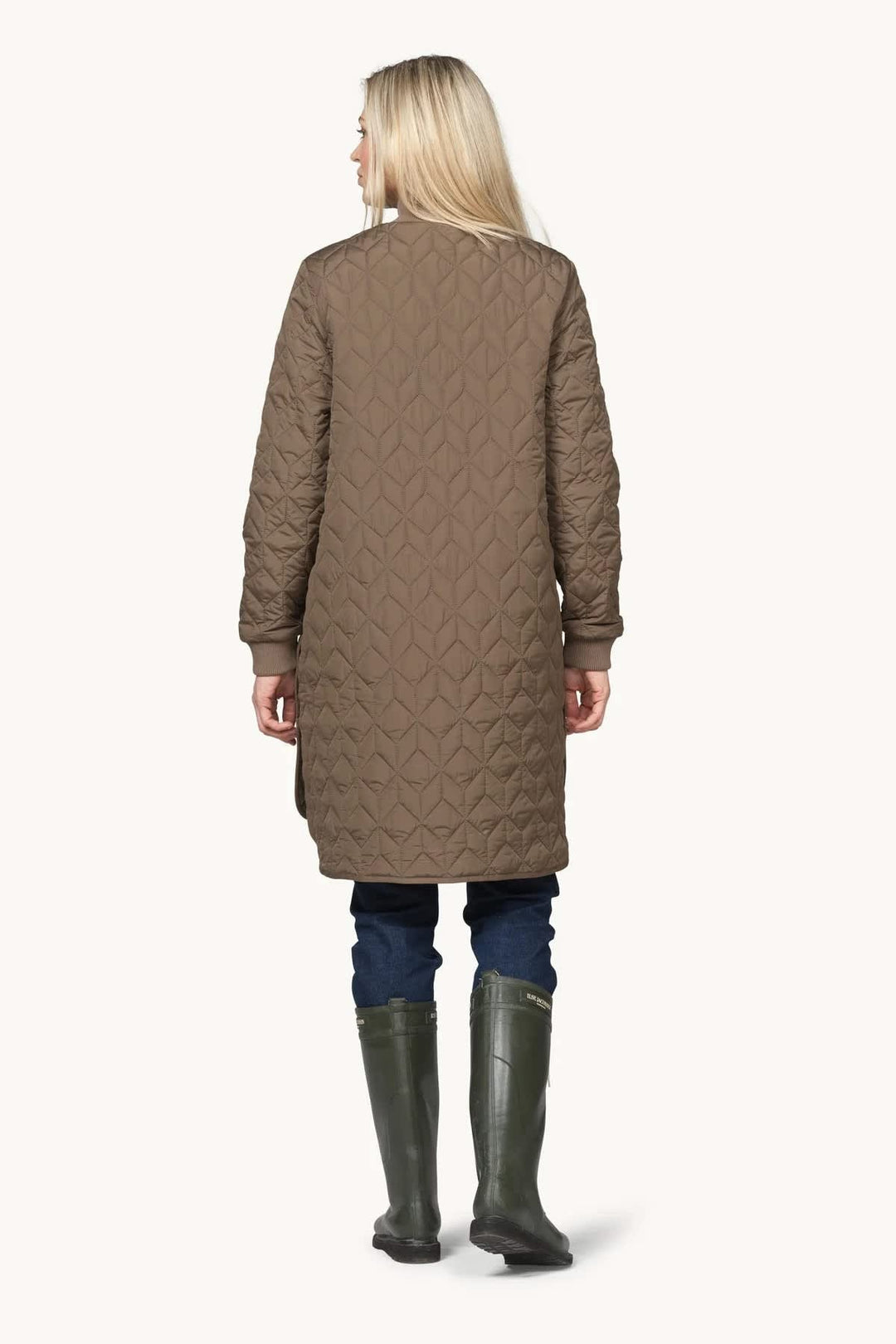 Manteau long matelassé pour femme Ilse Jacobsen