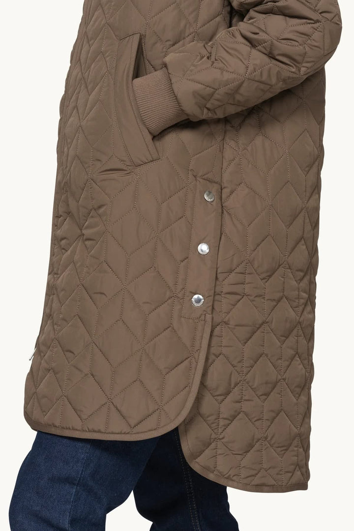 Manteau long matelassé pour femme Ilse Jacobsen