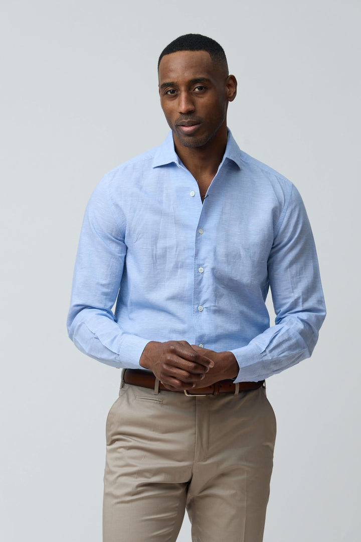 Chemise en lin légère et raffinée