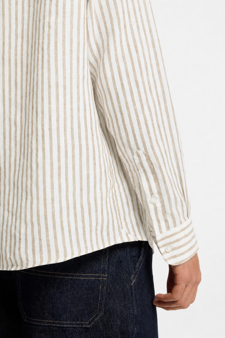 Striped linen shirt