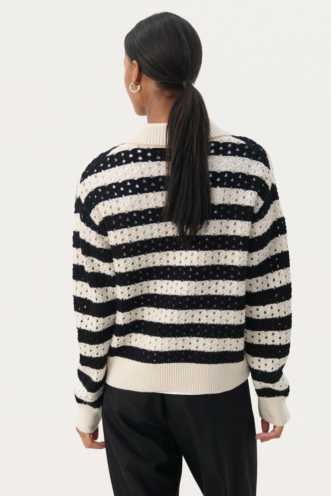 Naiya openwork sweater