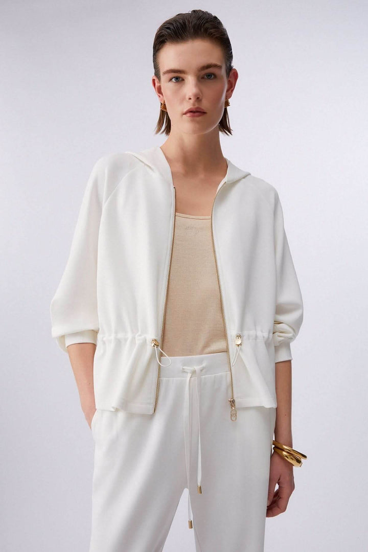 Veste légère à capuchon avec cordon ajustable