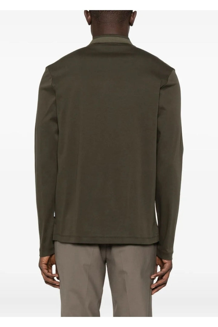 Polo slim fit à manches longues BOSS