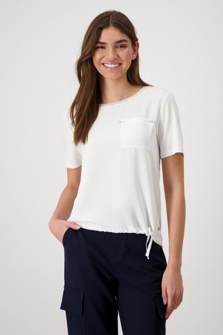 T-shirt blouse with pocket