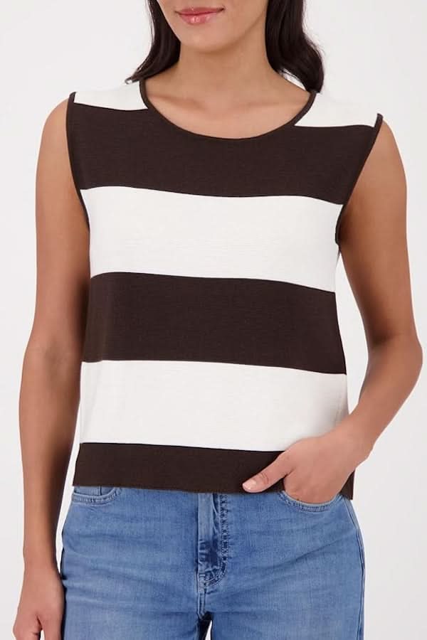 Camisole rayée en tricot