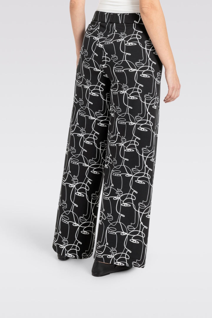 Faye abstract print pants