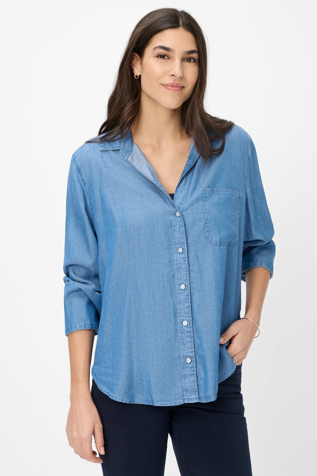 VIVIEN denim blouse