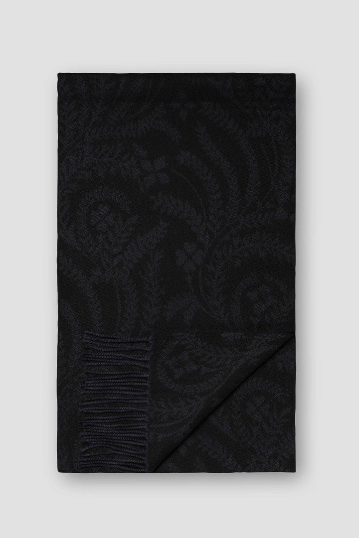 Wool scarf with Paisley