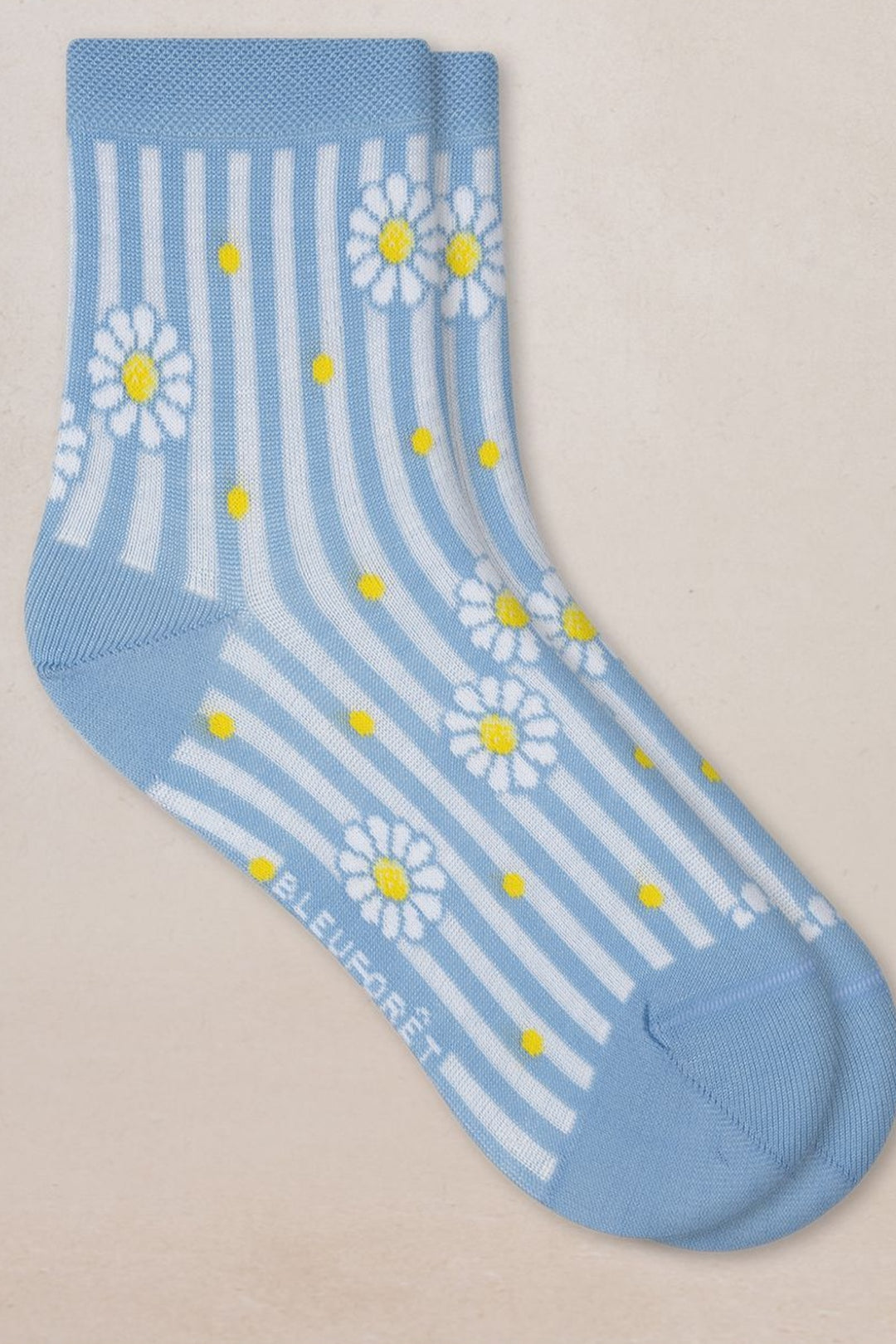 Chaussettes avec imprimé de marguerites