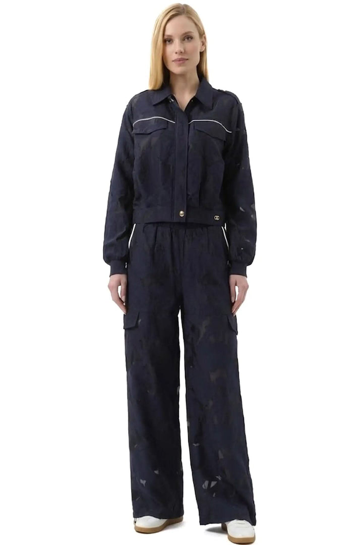 Veste légère texturée à poches