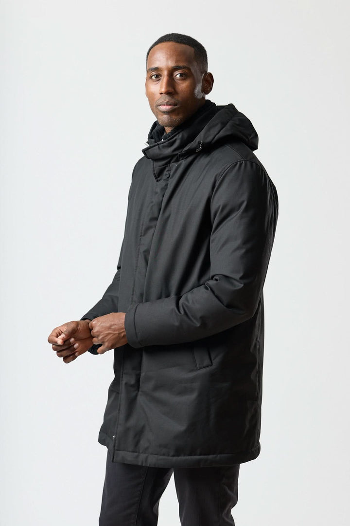 Manteau mi-long en duvet