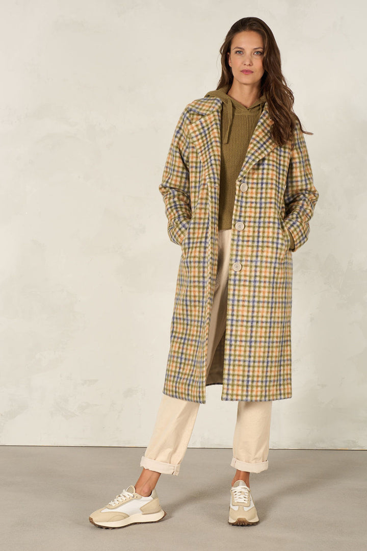 PLAID COAT