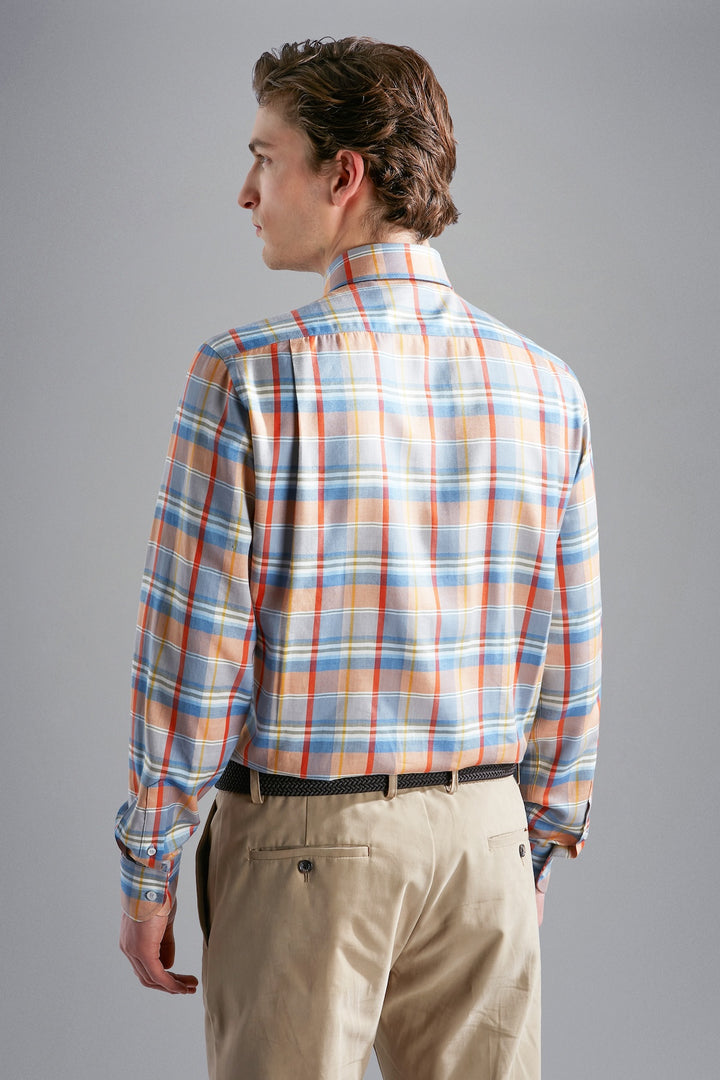 Multicolored checked shirt