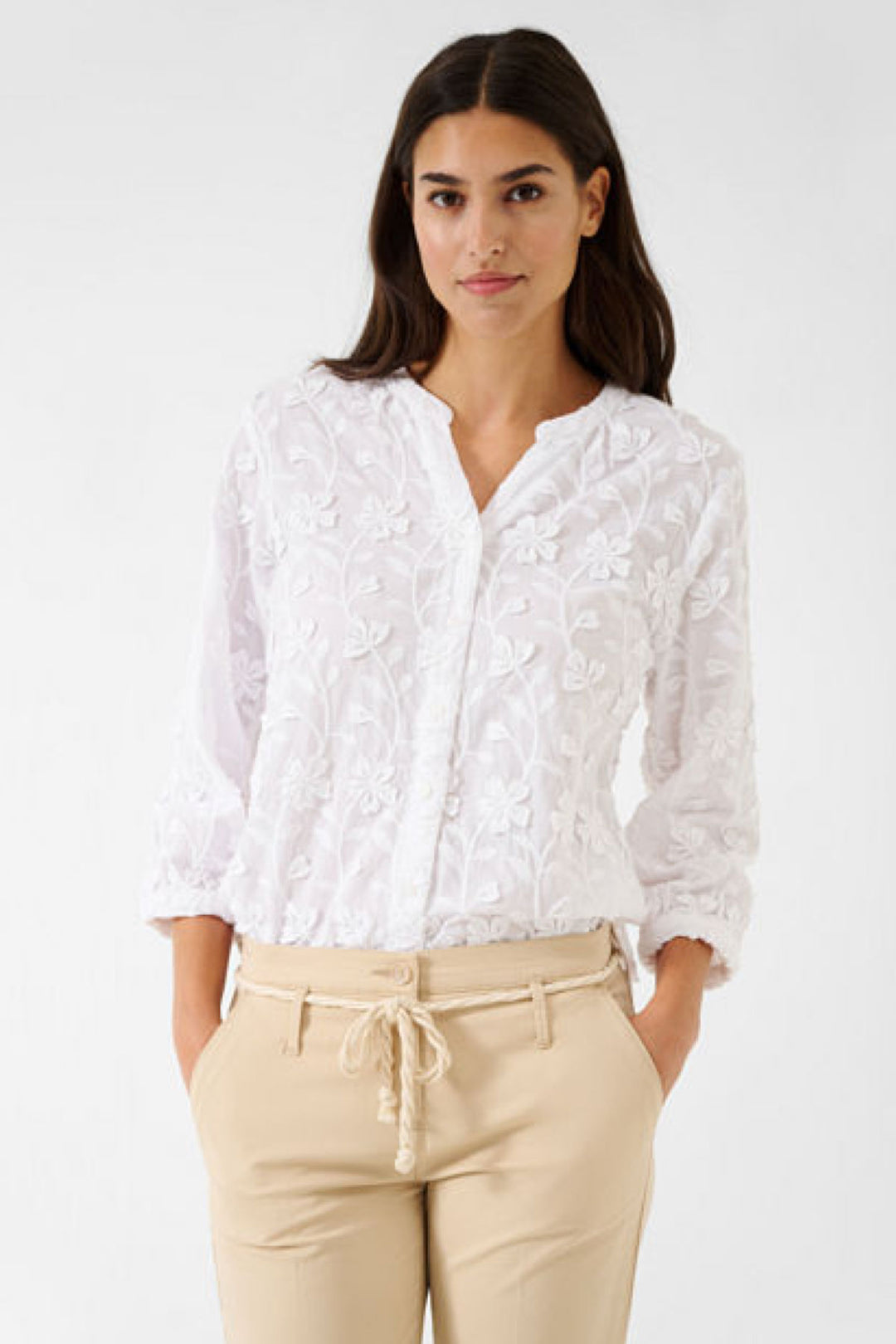 Blouse with refined details