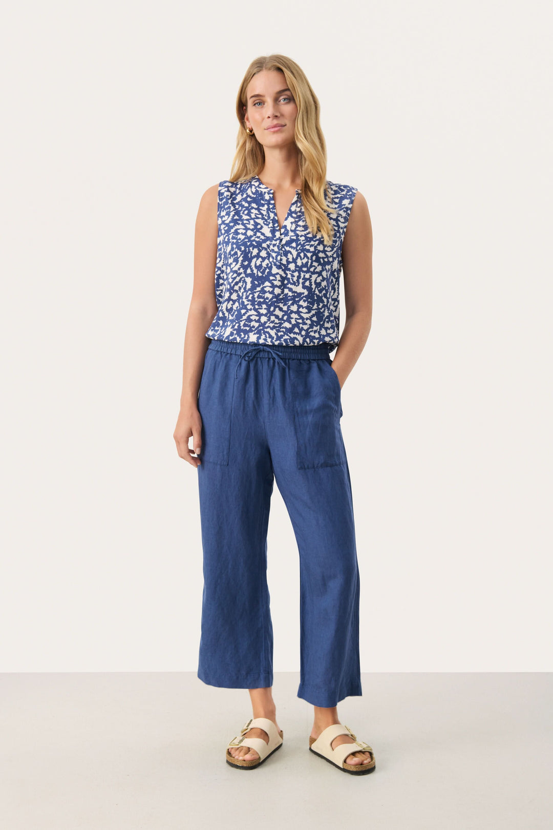 Pantalon en lin Eniolas