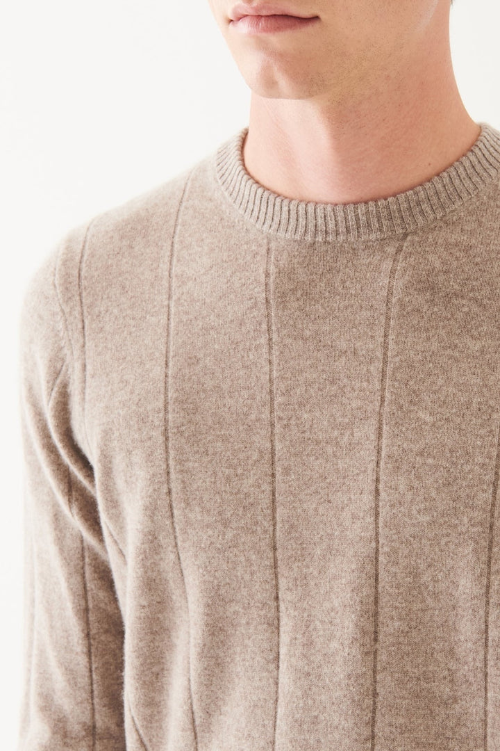 Wool and cashmere crew neck