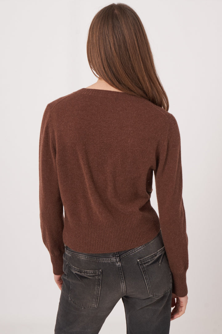 Crew-neck cashmere sweater