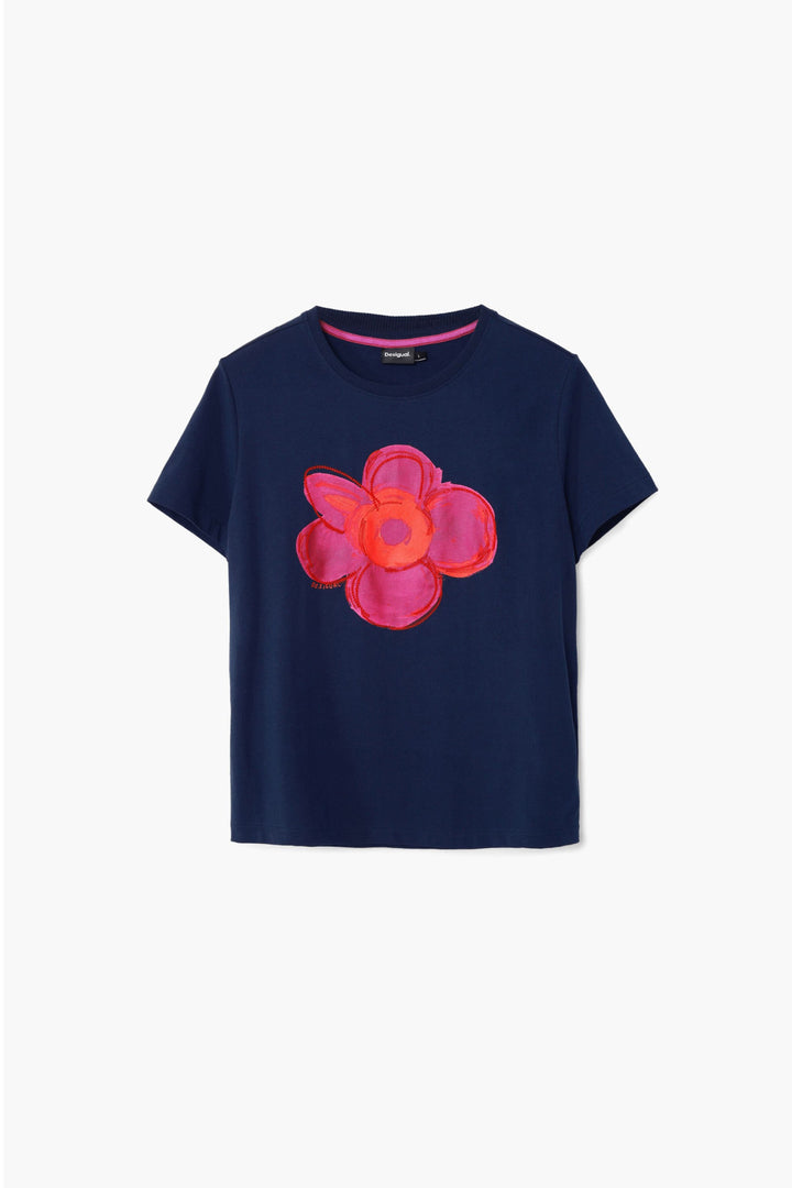 T-shirt à imprimé fleuri