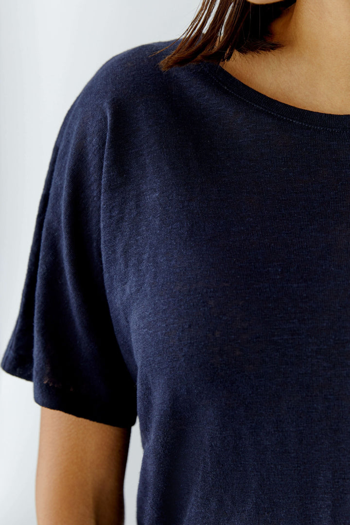 Chandail à manches courtes fluide