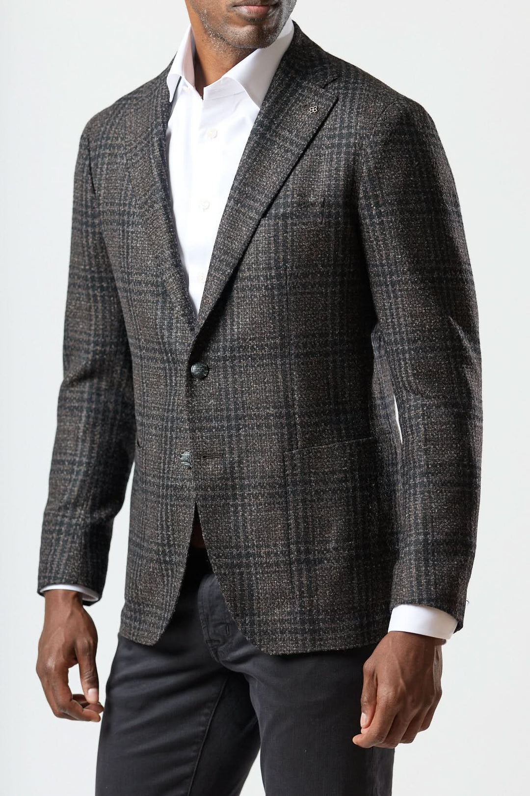 Modern Prince of Wales check blazer