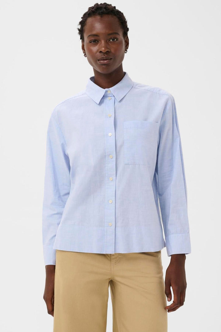 Chemise classique en popeline