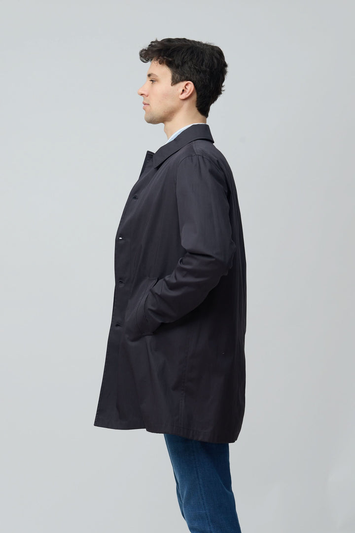 Impermeable en gabardine de coton