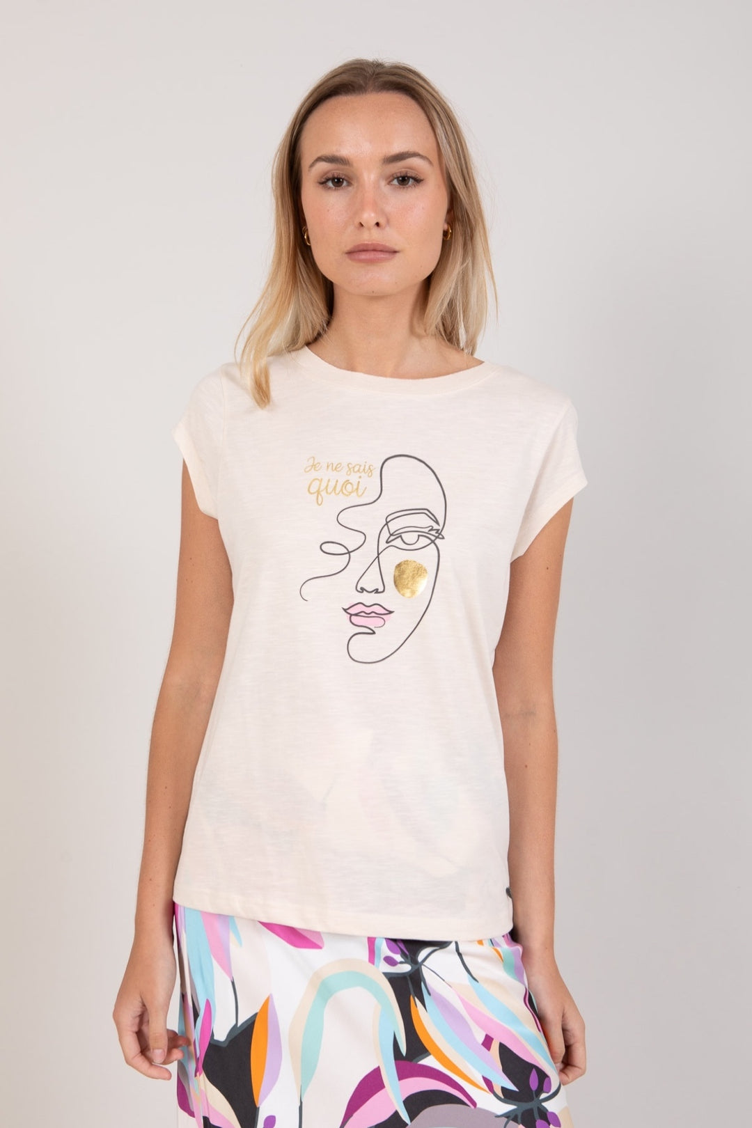 Face print t-shirt