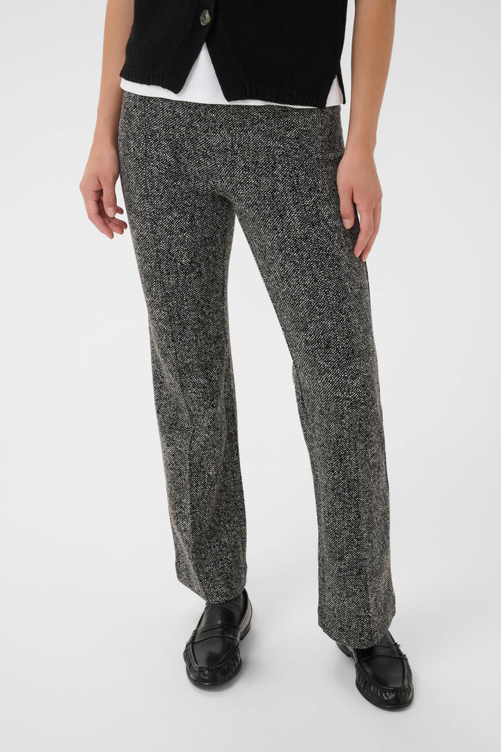 Pantalon à carreaux texturé pour femme Part Two