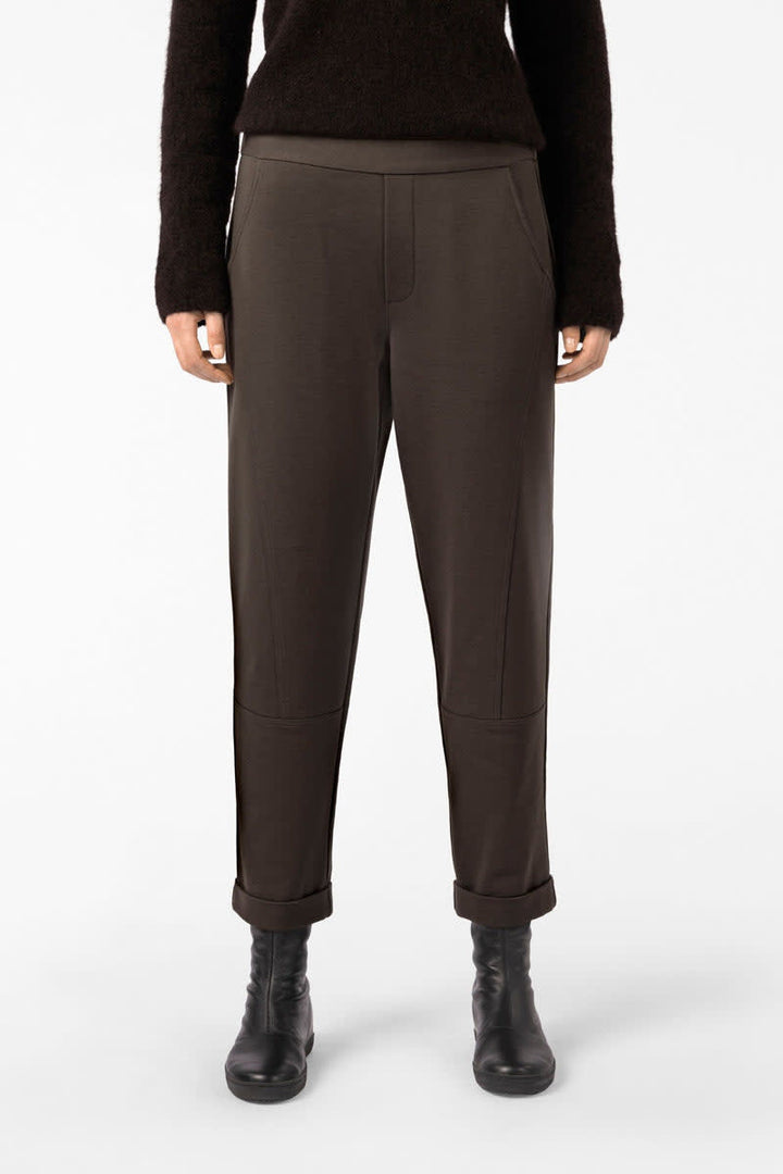 Pantalon à jambe fuselée pour femme sarah pacini