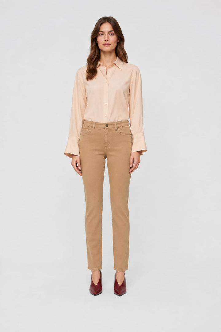Pantalon chino à jambe droite pour femme Mac Jeans