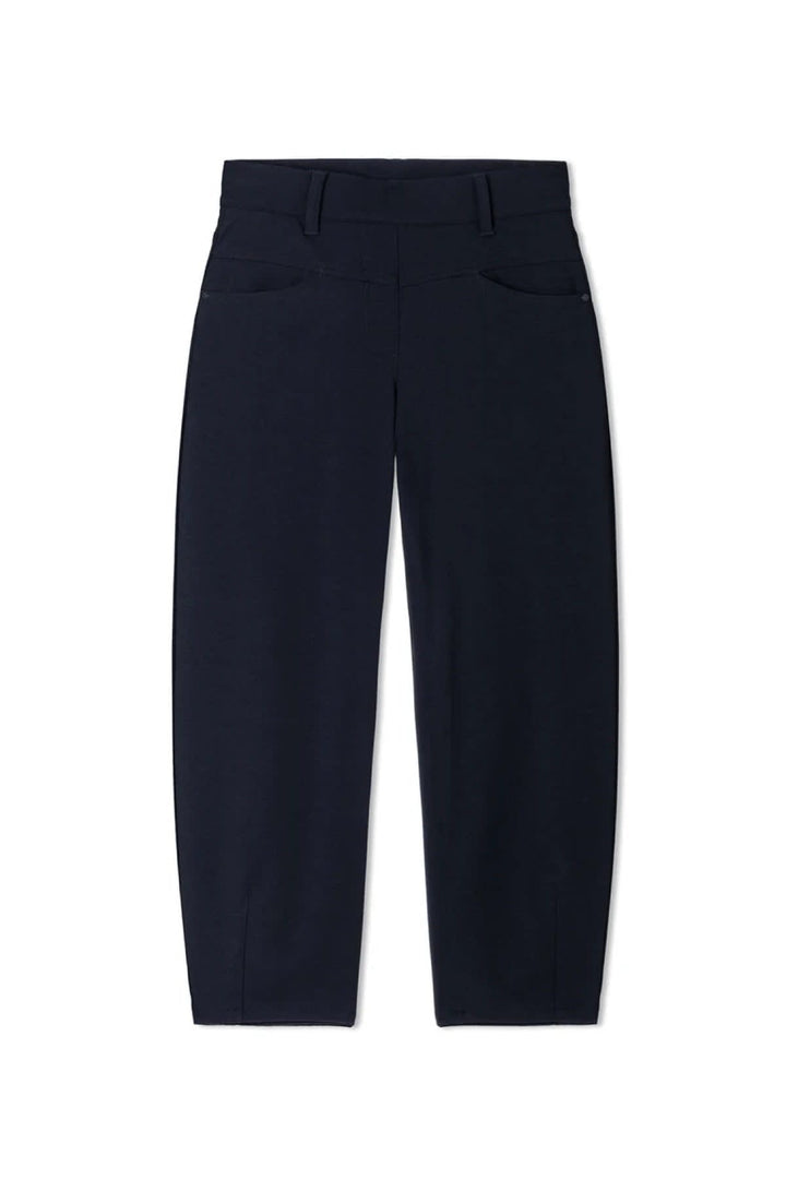 Pantalon Elin à jambe large écourtée vue de face pour femme Cambio