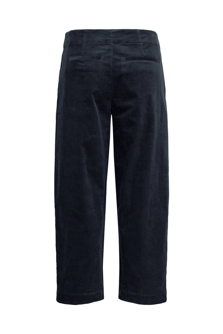 Pantalon en velours côtelé à jambe large vue de face pour femme Part Two