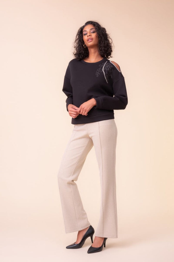 Pantalon habillé à jambe évasée pour femme Alison Sheri