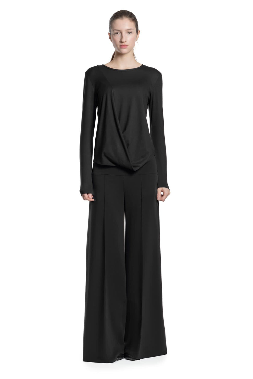 Women's Xenia high-waisted wide-leg dress pants Size