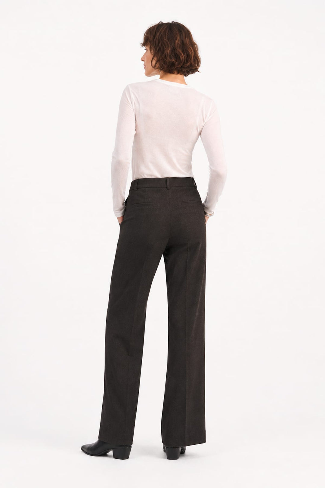 Pantalon habillé Celleste à jambe évasée pour femme Part Two
