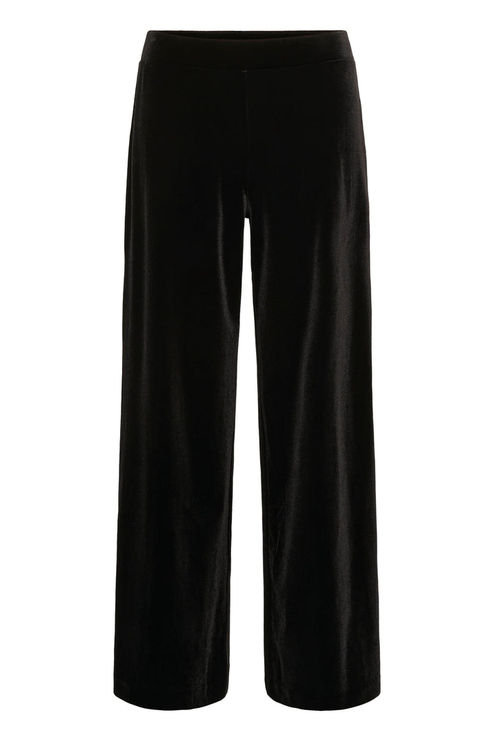 Pantalon habillé Dhanyo à jambes larges et fluides vue de face pour femme Part Two