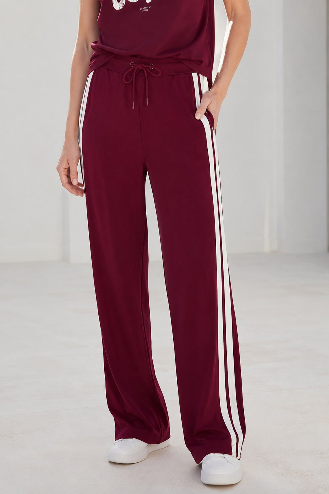 Pantalon jogging Lena à jambe large pour femme kennys