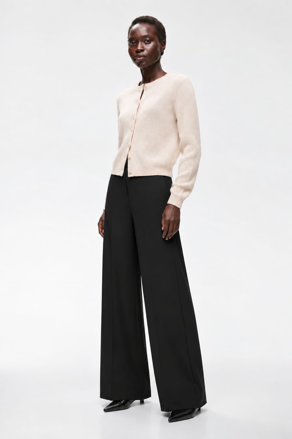 Pantalon large à taille haute Llissa pour femme Part Two