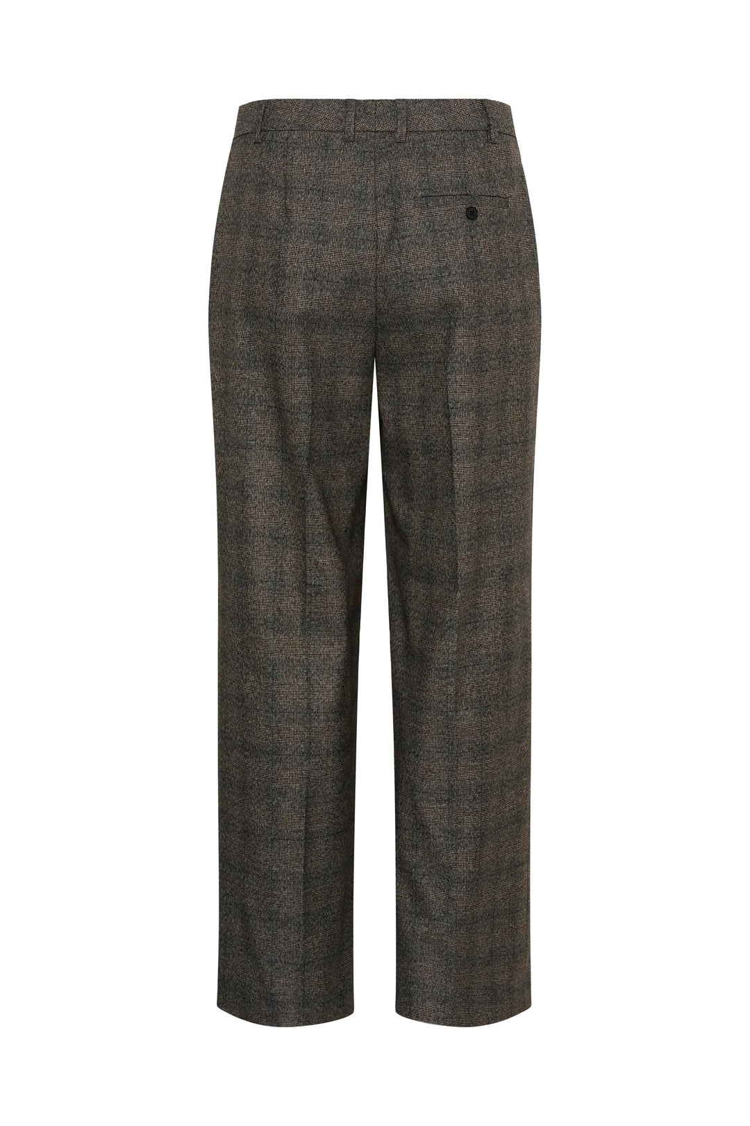 Pantalon Ninni à jambe large à carreaux vue de face pour femme Part Two