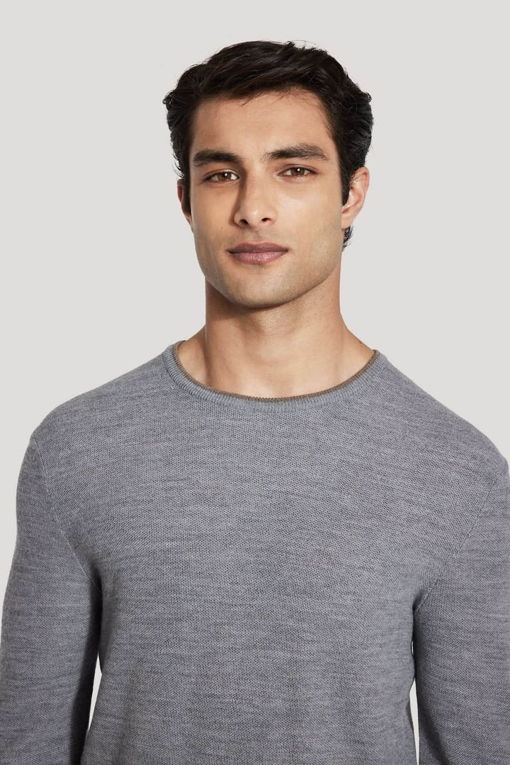 Belvedere crew neck wool sweater