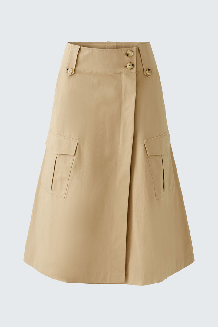 A-line wrap skirt