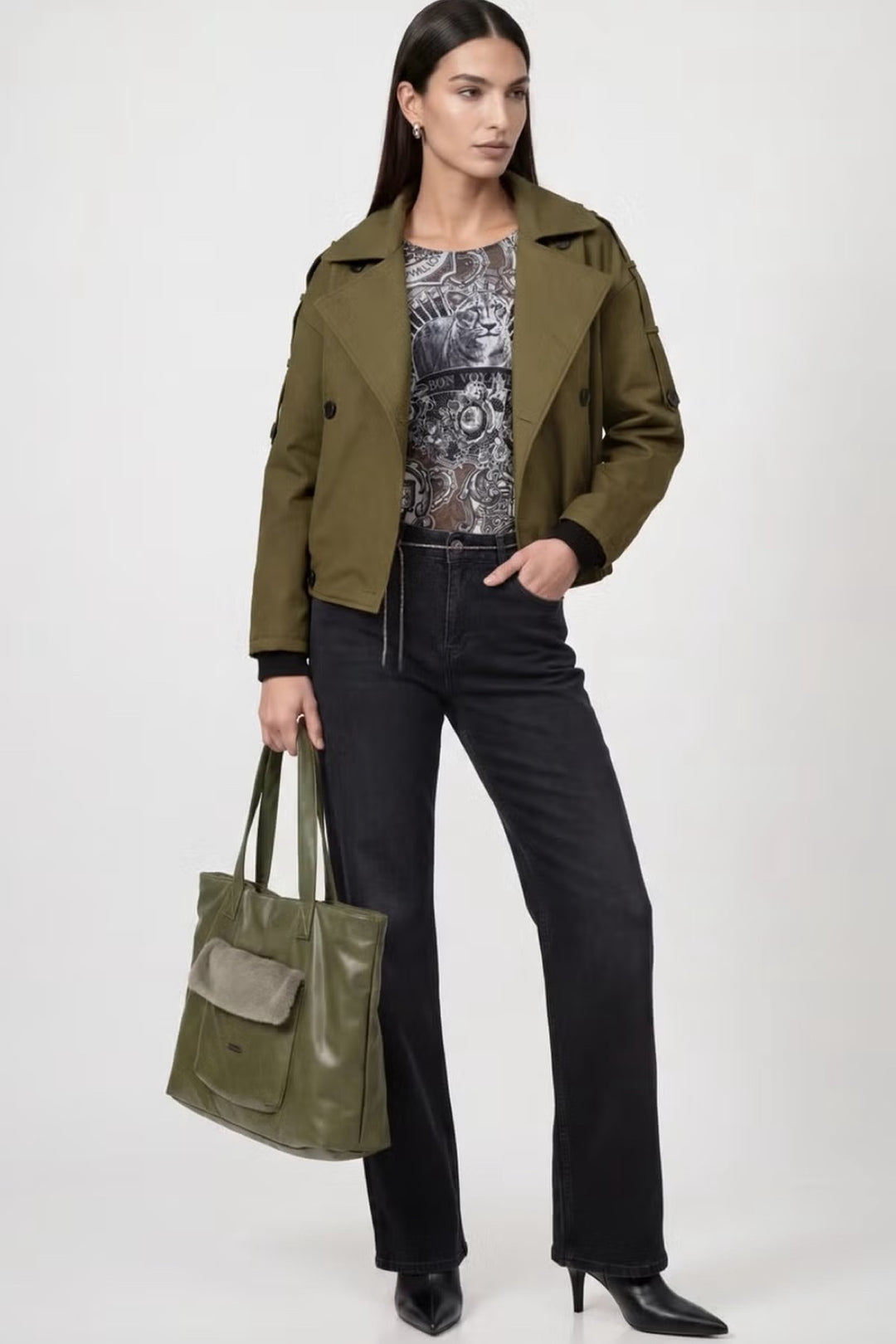 Veste surdimensionnée matelassée